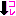 矢印（ピンク）w
