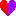 ハート(赤紫)