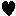ハート　黒