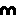 ｍ