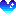 ハート　グラデブルー　キラ