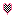 ピンク×黒　ハート