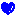 ハート(青)
