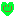 緑色ハート