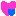 ハート pink&blue