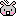 驚く灰色うさ