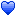 ハート 青