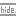 hide