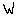 ｗ