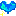 ハート　ブルー