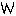 ｗ