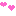 ピンクのハート