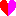 ハート(赤桃)