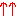 ↑