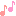おんぷ　ピンク