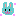 うさぎ水色