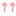 やじるし　↑