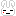みかづきウサギ　真顔