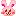 ウサギ　にこり