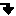 下矢印　　黒
