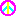 ピースマーク　カラフル