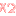 ×２