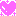 ピンクのハート