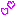 紫ピンクハート