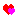 ハート(赤)