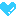 ハート(水色)
