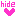 ｈｉｄｅハート