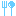 ナイフフォーク水色