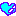 ハート【水色・紫】