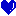 ハート（青）